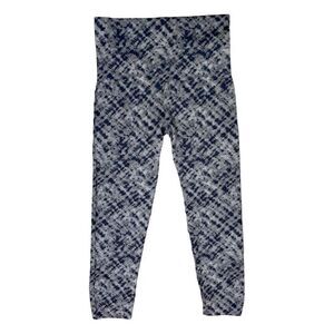 Spanx XL Look At Me Now Cropped Seamless Leggings Tan Black Tie Dye Shaping